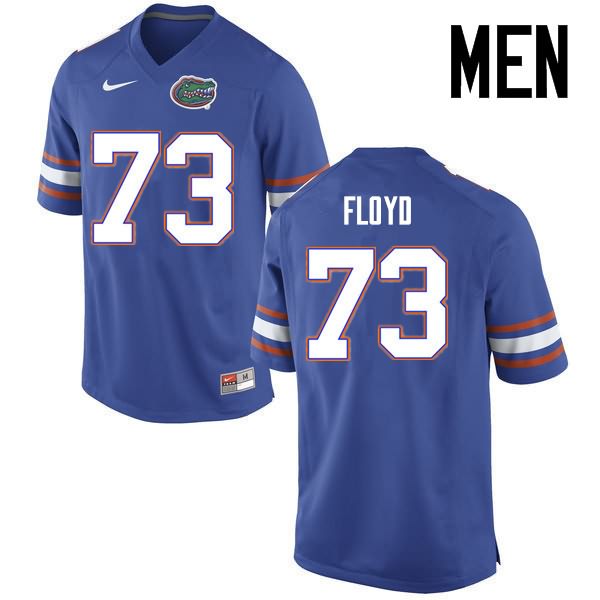 Men's NCAA Florida Gators Sharrif Floyd #73 Stitched Authentic Nike Blue College Football Jersey LDP0165MS